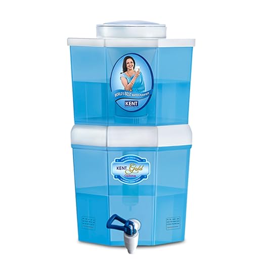 KENT Gold Optima Gravity Water Purifier (Non-Electric, UF Technology)