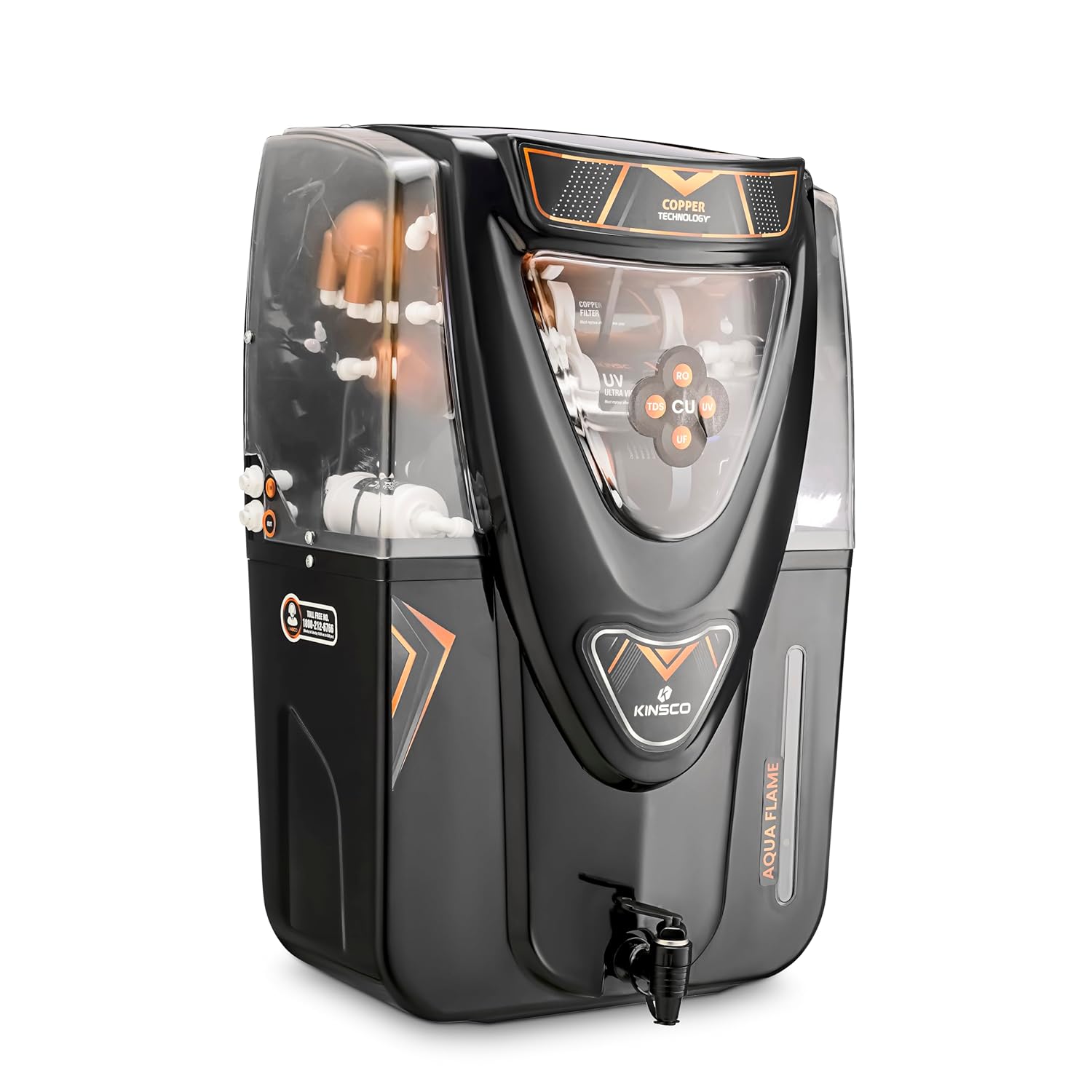 Kinsco Aqua Flame 18L Copper RO+UV+UF Water Purifier