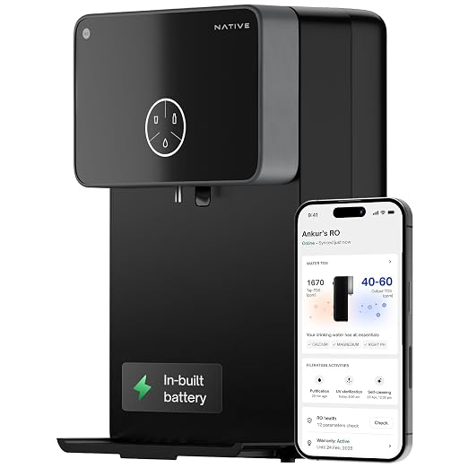 Native M2 Pro Water Purifier by Urban Company (Touch Dispensing + Battery)